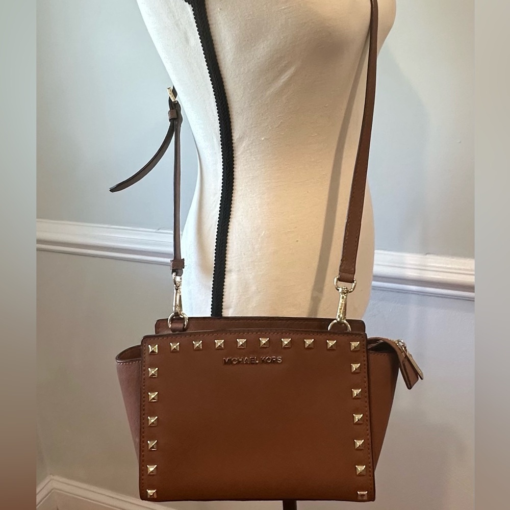 Michael Kors Selma Studded Crossbody Bag
